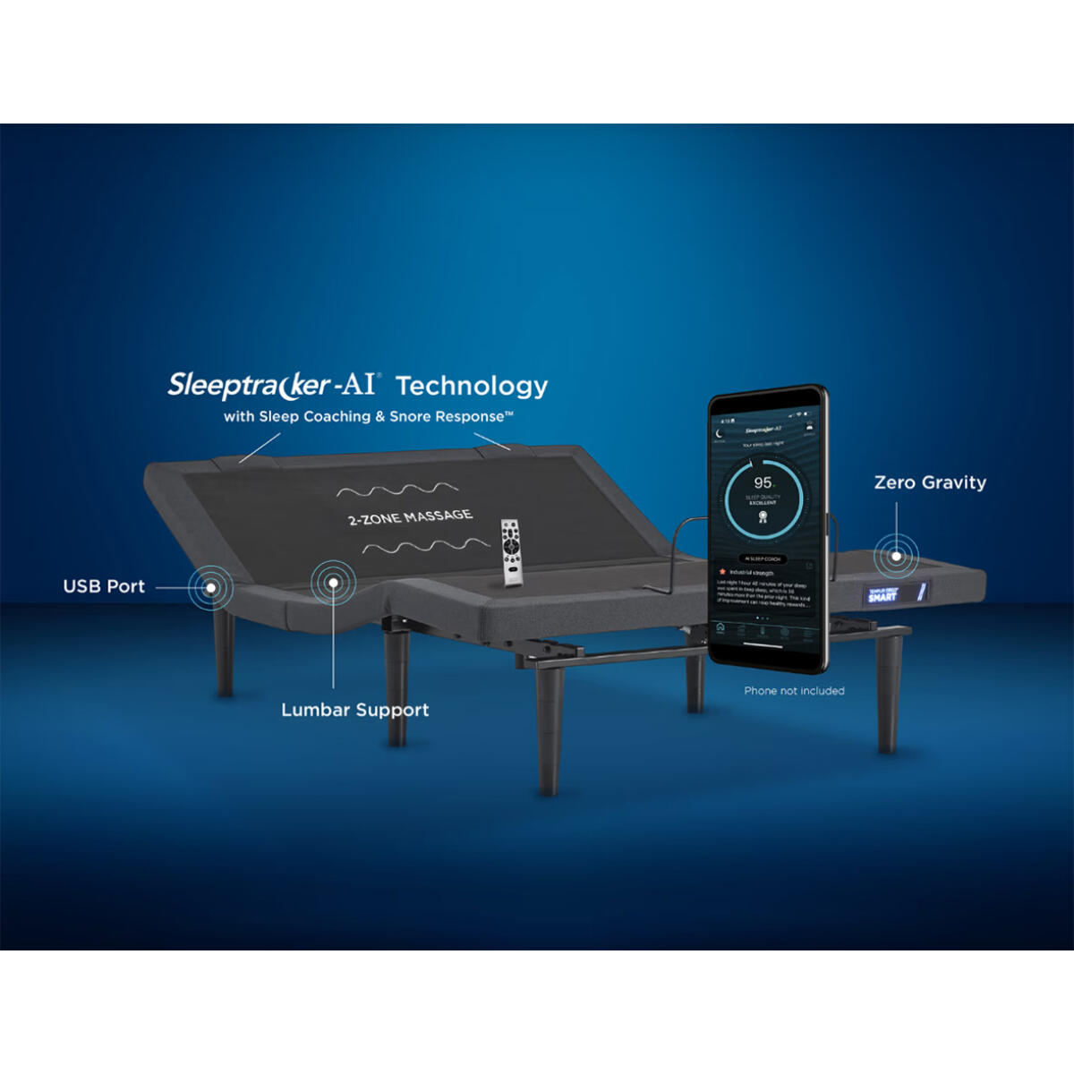 Tempur-Pedic Ergo® Adjustable Smart Base Adjustable Bases 7
