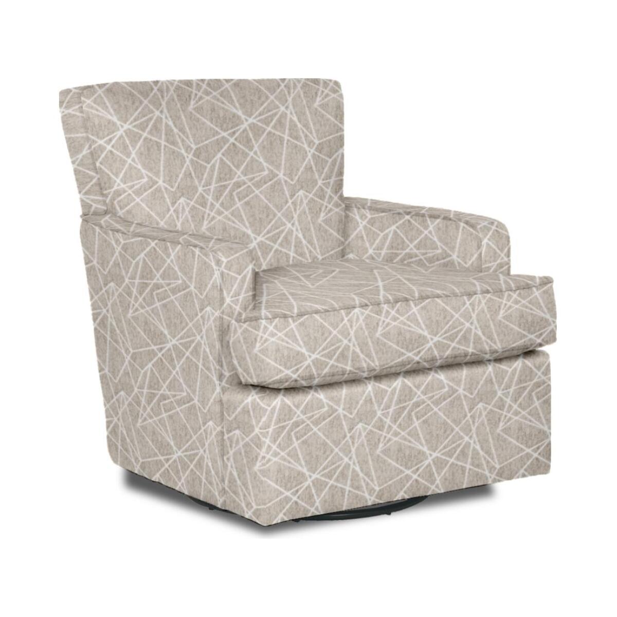 CM Modern Swivel Glider Chair Chairs Craftmaster Furniture 4