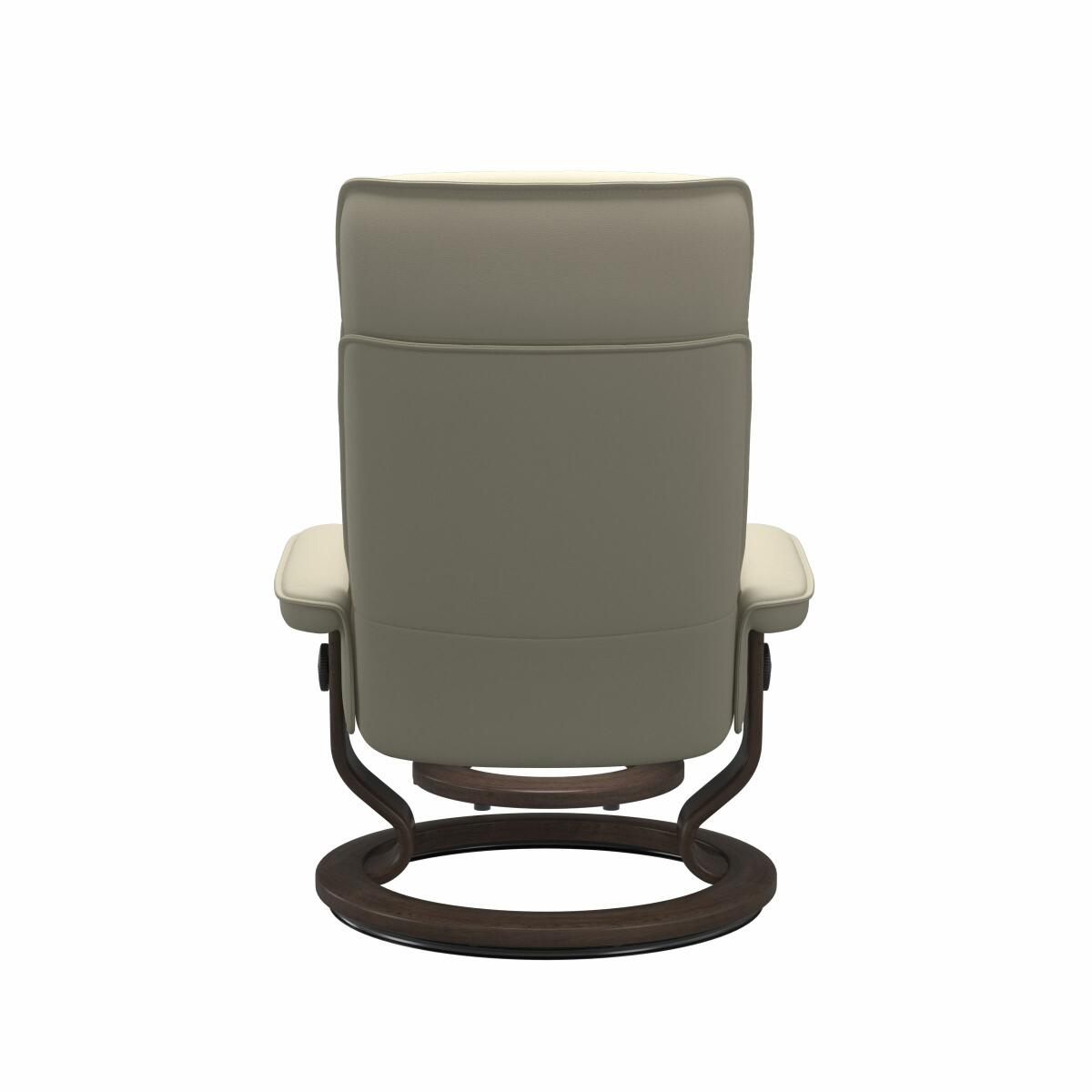 Stressless® Admiral (L) Classic Base Recliner with Ottoman Recliners Stressless 6
