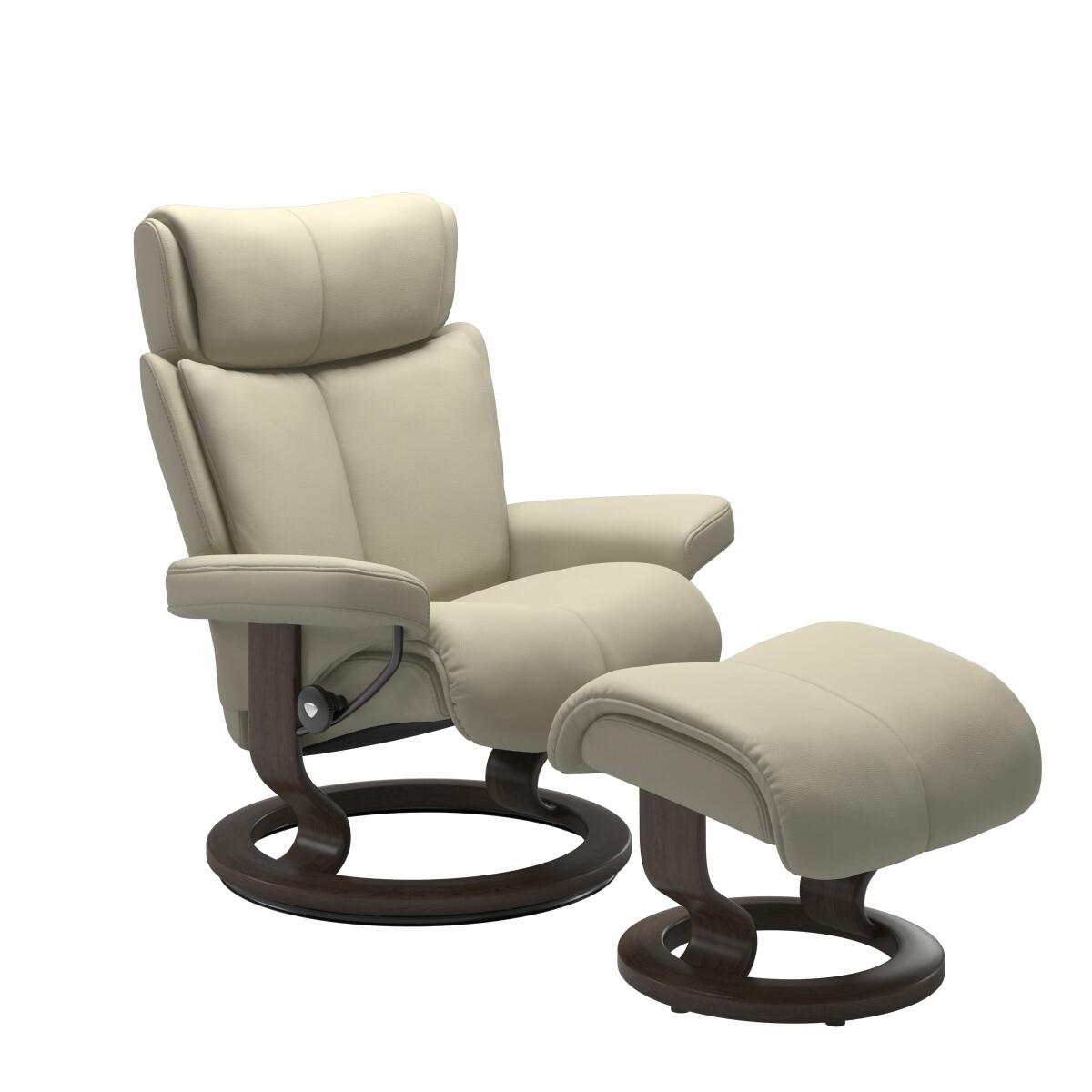 Stressless® Magic (M) Classic chair with footstool Recliners Stressless 4