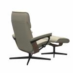 Stressless® Admiral (M) Cross Base Recliner with Ottoman - Image 4