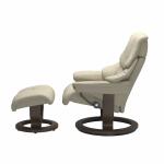 Stressless® Reno (L) Classic Base Recliner with Ottoman Recliners Stressless 9