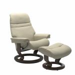 Stressless® Sunrise (L) Classic chair with footstool Recliners Stressless 8