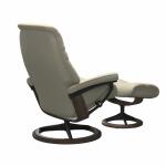Stressless® Sunrise (L) Signature Base Recliner with Ottoman Recliners Stressless 11