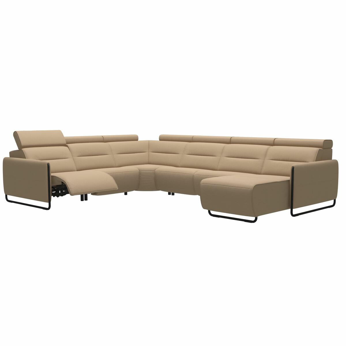 Stressless® Emily Steel C22Long Seat, PDCDDLong Seat (M) Sectionals Stressless 5