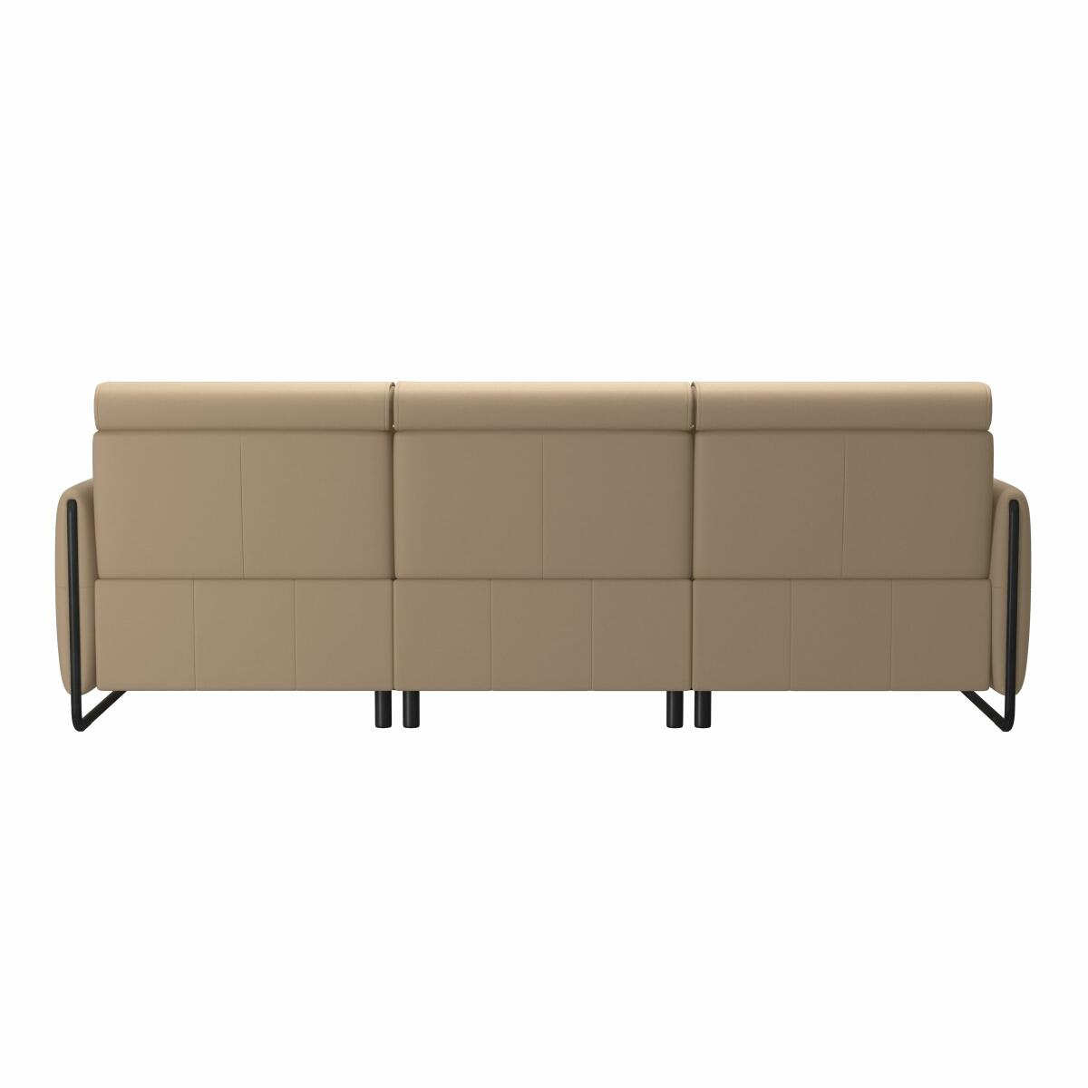Stressless® Emily Steel 2 seater Power left with Long Seat (M) Sectionals Stressless 7