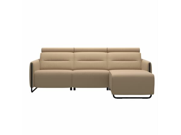 Stressless® Emily Steel 2 seater Power left with Long Seat (M) Sectionals Stressless