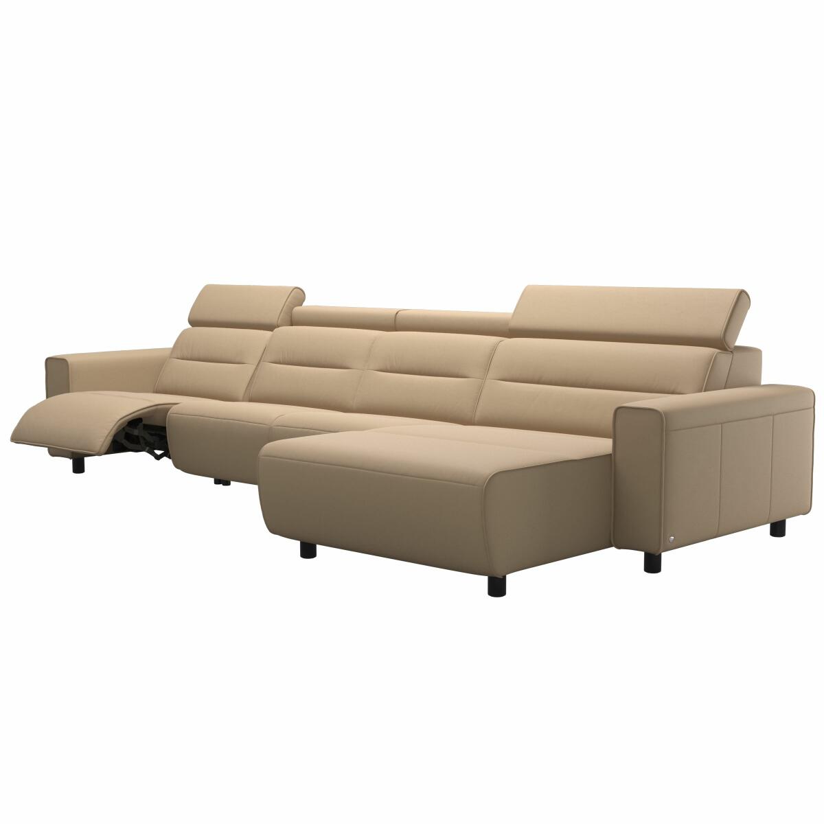 Stressless® Emily wide arm 3 seater Power left with Long Seat (L) Sectionals Stressless 5