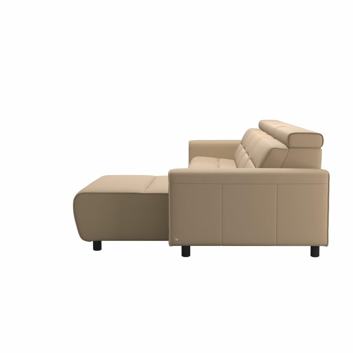 Stressless® Emily wide arm 3 seater Power left with Long Seat (L) Sectionals Stressless 6