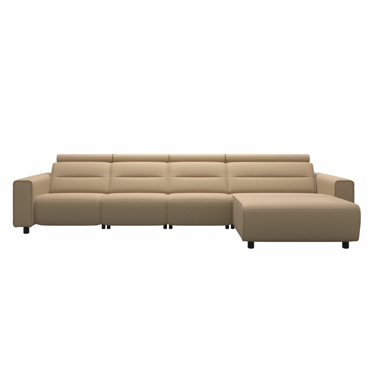 Stressless® Emily wide arm 3 seater Power left with Long Seat (L) Sectionals Stressless 4