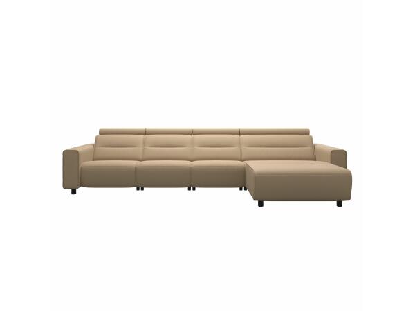 Stressless® Emily wide arm 3 seater Power left with Long Seat (L) Sectionals Stressless