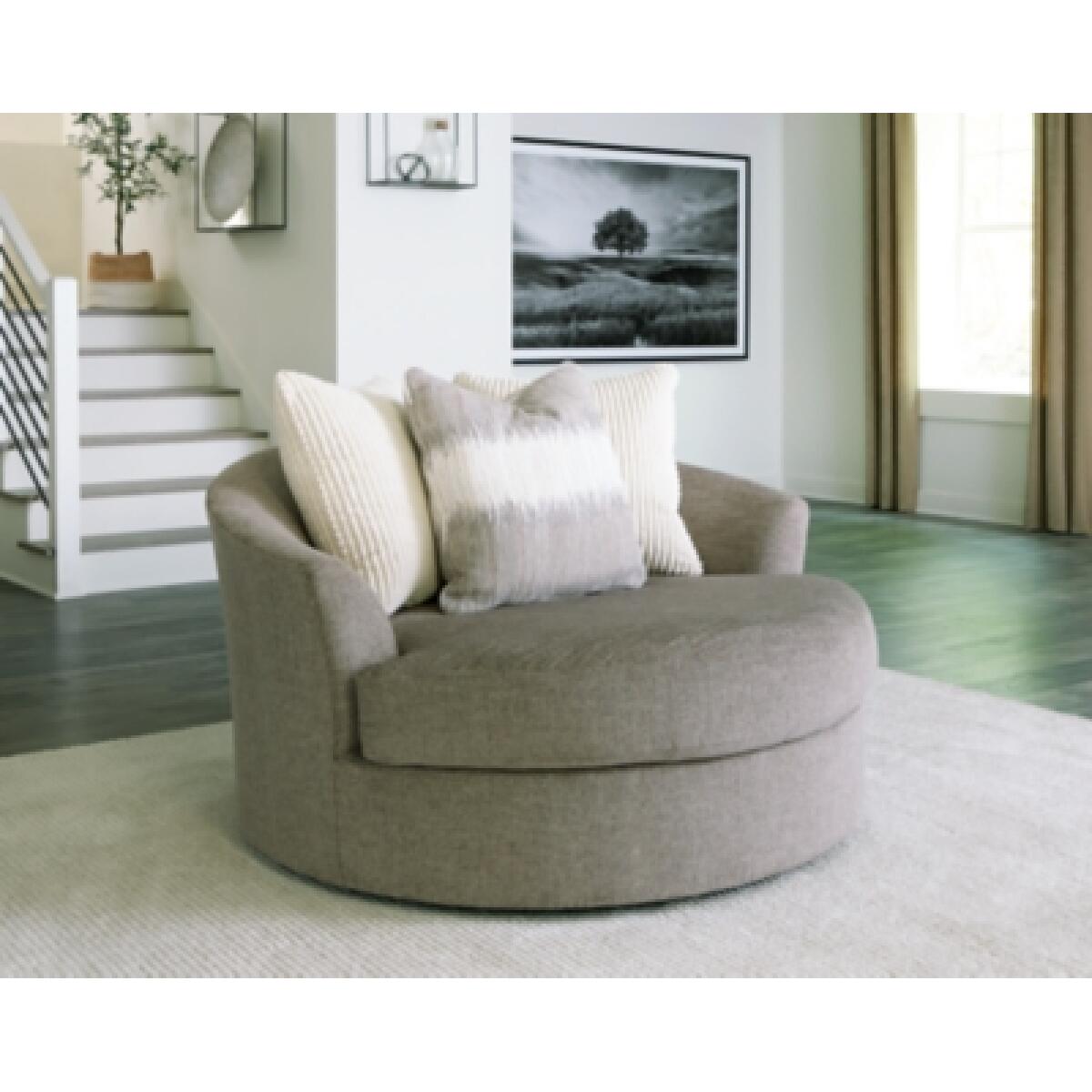 Creswell Oversized Swivel Accent Chair Outlet Chairs 6