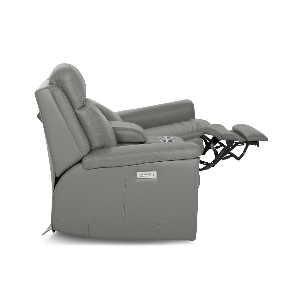 Asher 8 Console Loveseat ReclinerPower w/ Power Headrest &Power Lumbar Loveseats Customizable 6
