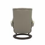 Stressless® Mayfair (L) Classic Base Recliner with Ottoman Recliners Stressless 10