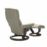Stressless® Mayfair (L) Classic Base Recliner with Ottoman Recliners Stressless 11