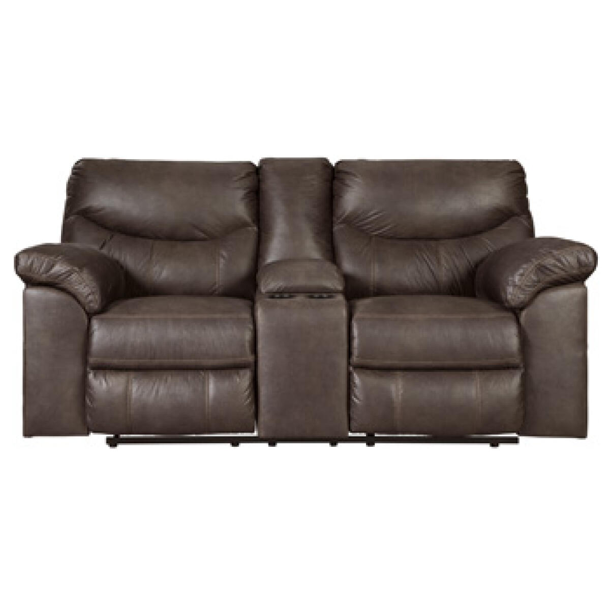 Boxberg Reclining Loveseat with Console Outlet Loveseats 4