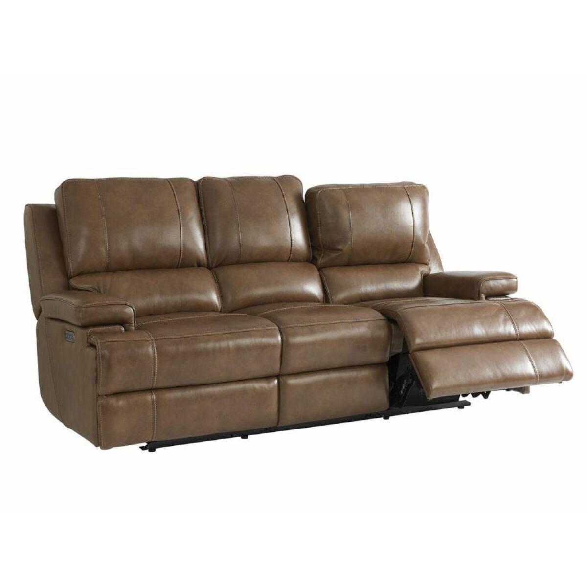 Club Level Reclining Sofa With Power 3729-P62U Sofas Bassett Furniture 5