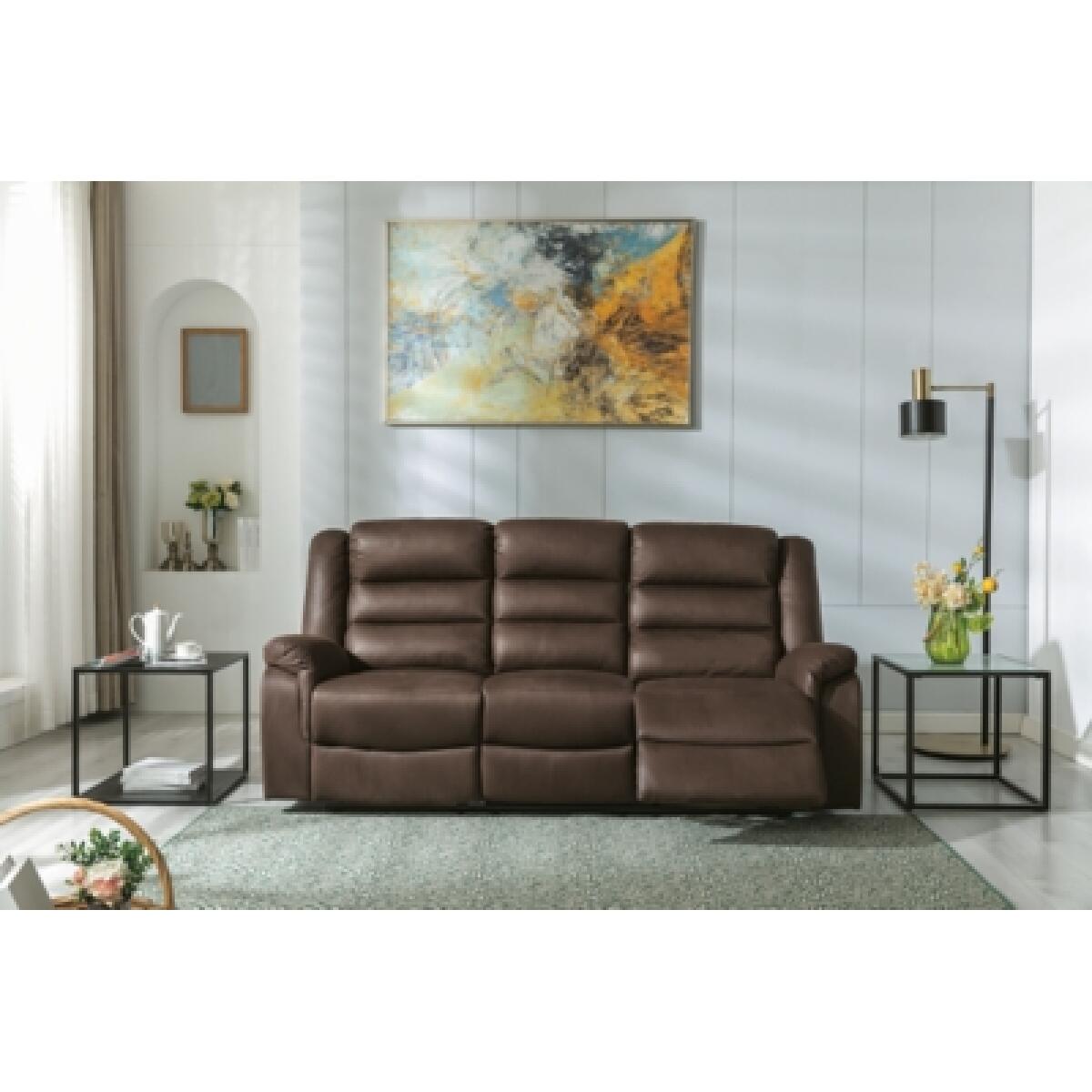 Welota Reclining Sofa with Drop Down Table Outlet Sofas 11
