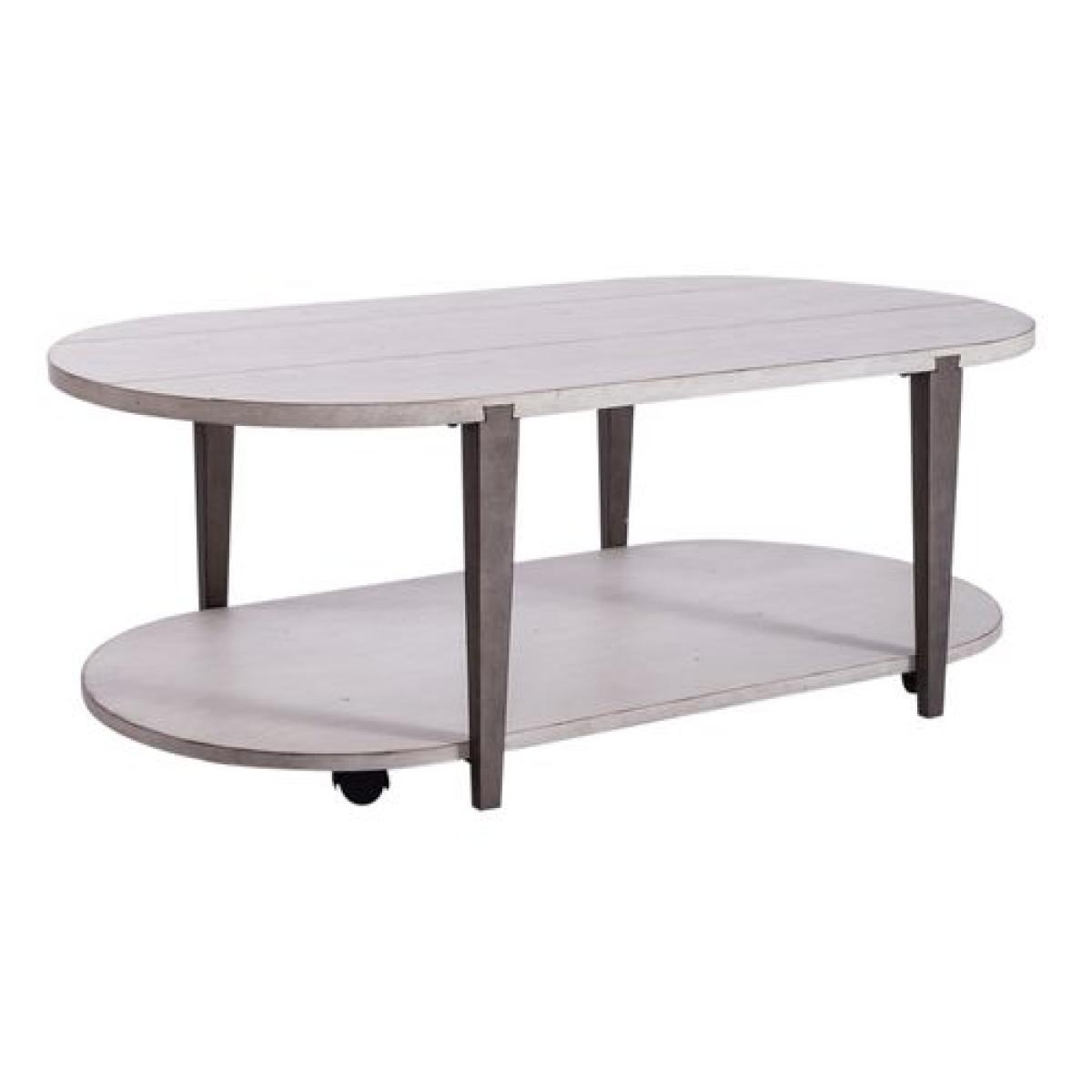 Sterling Oval Cocktail Table Cocktail & Coffee Tables Liberty Furniture 4