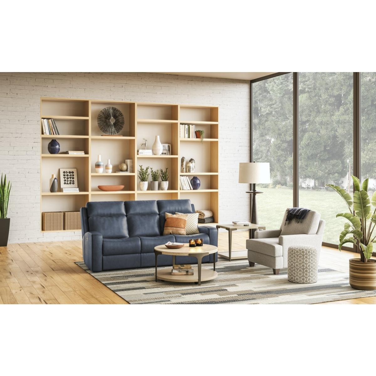 Omni Round Coffee Table with Casters Cocktail & Coffee Tables Customizable 5