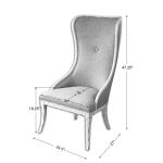 Selam Wing Chair Chairs Uttermost 13