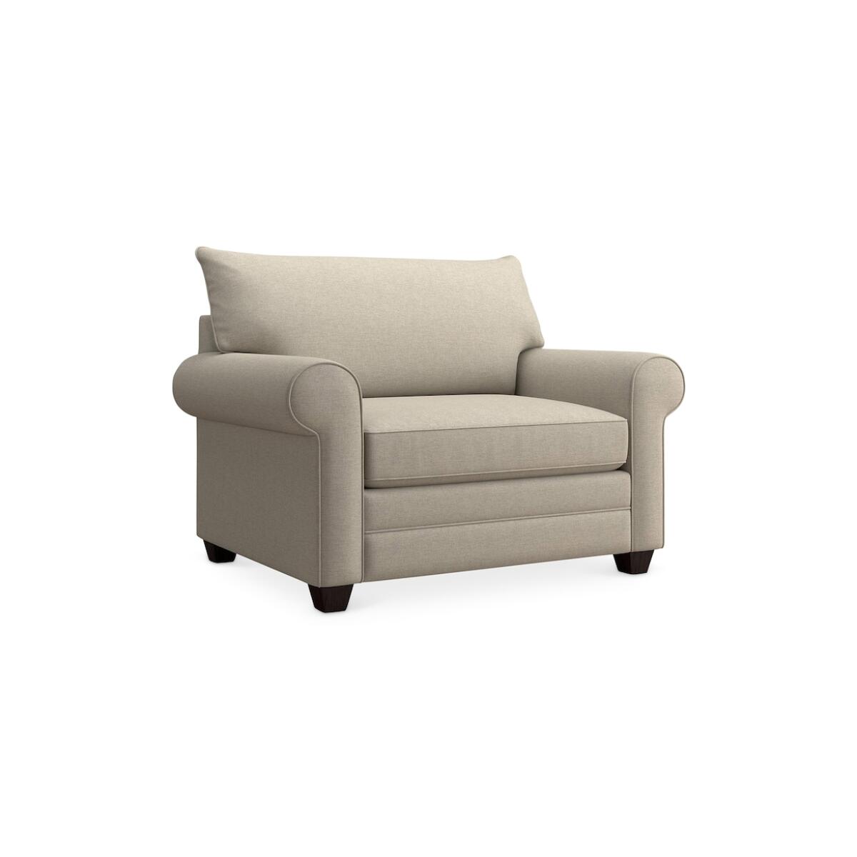 Alexander Roll Arm Chair and a Half Chairs Bassett Furniture 4