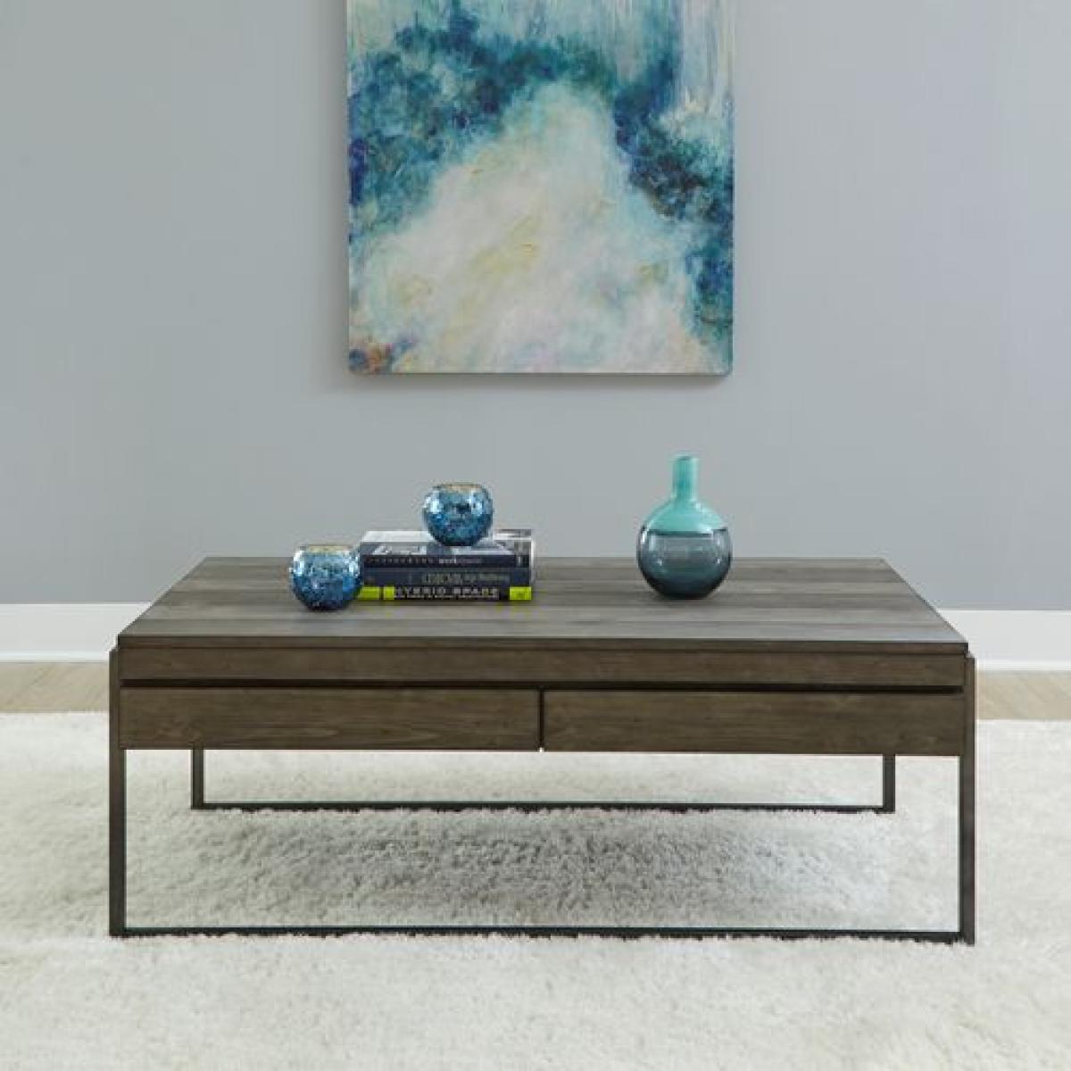 Gateway Rectangular Cocktail Table Cocktail & Coffee Tables Liberty Furniture 6