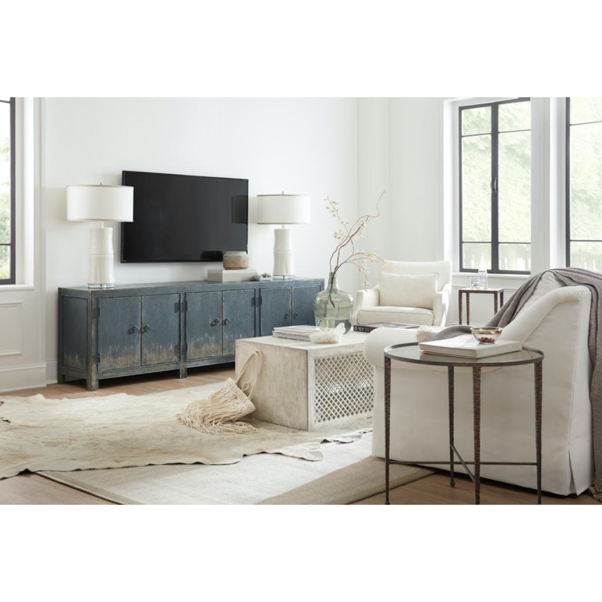 Boheme Salvator Media Console Entertainment Stands Hooker Furniture 8