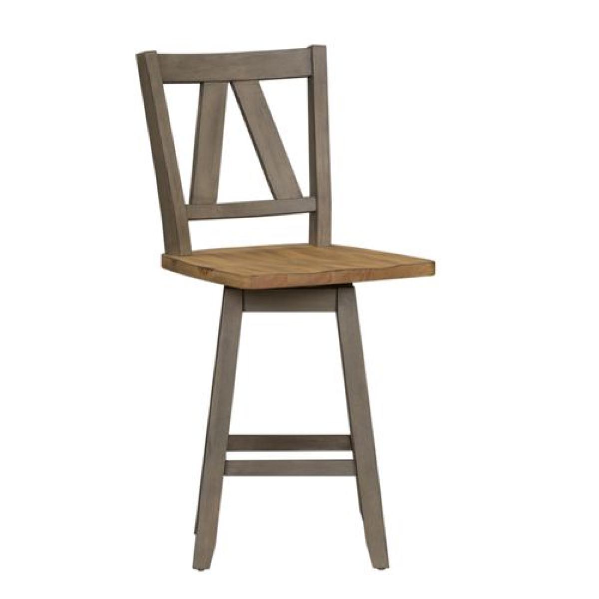 Lindsey Farm Counter Height Swivel Chair Chairs & Benches Liberty Furniture 4