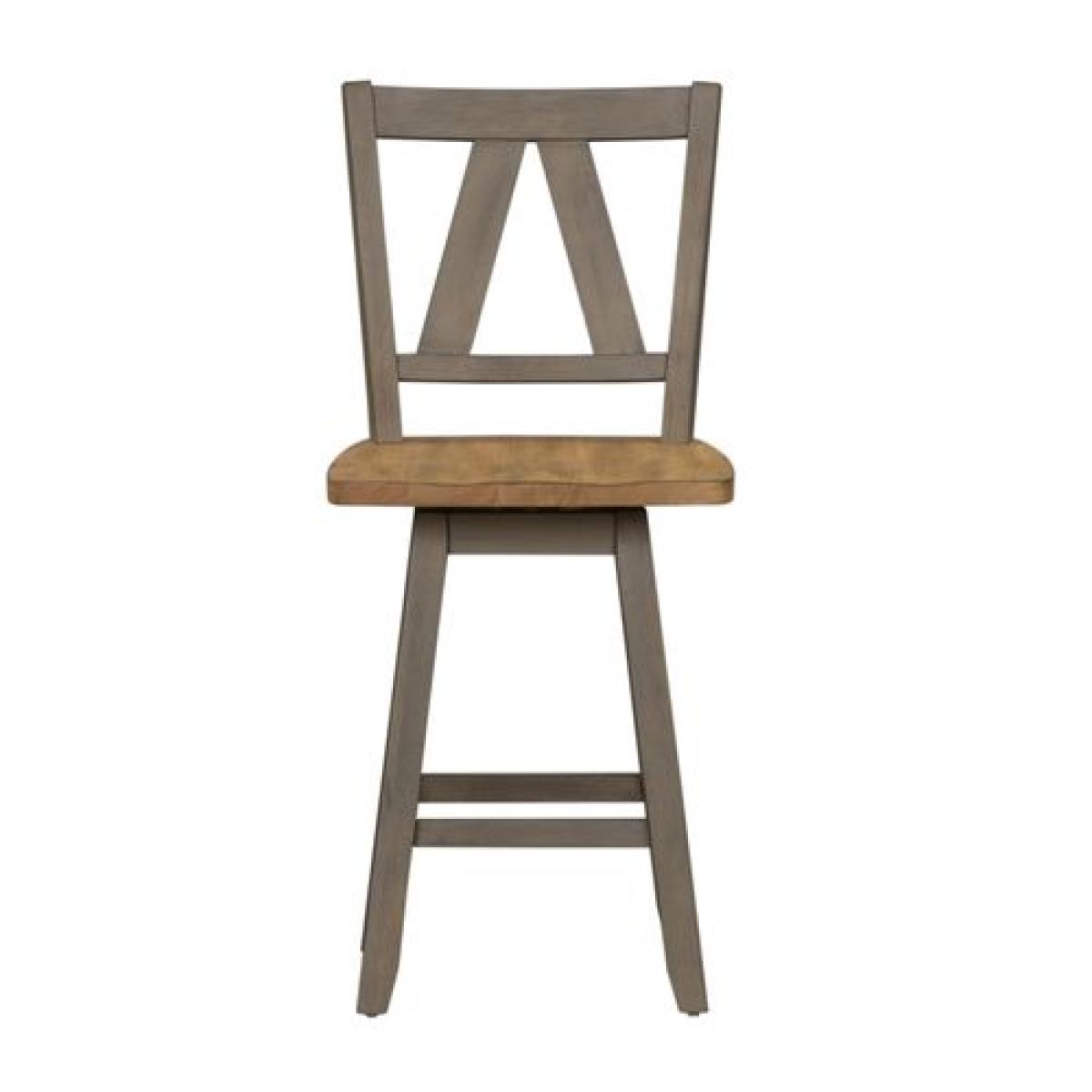 Lindsey Farm Counter Height Swivel Chair Chairs & Benches Liberty Furniture 5