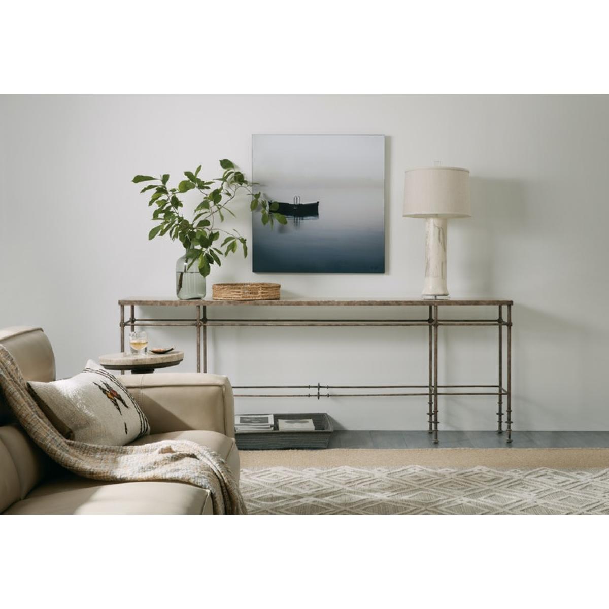 La Grange St James Metal and Stone Console Console Tables Hooker Furniture 5