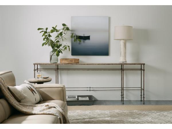 La Grange St James Metal and Stone Console Console Tables Hooker Furniture 9