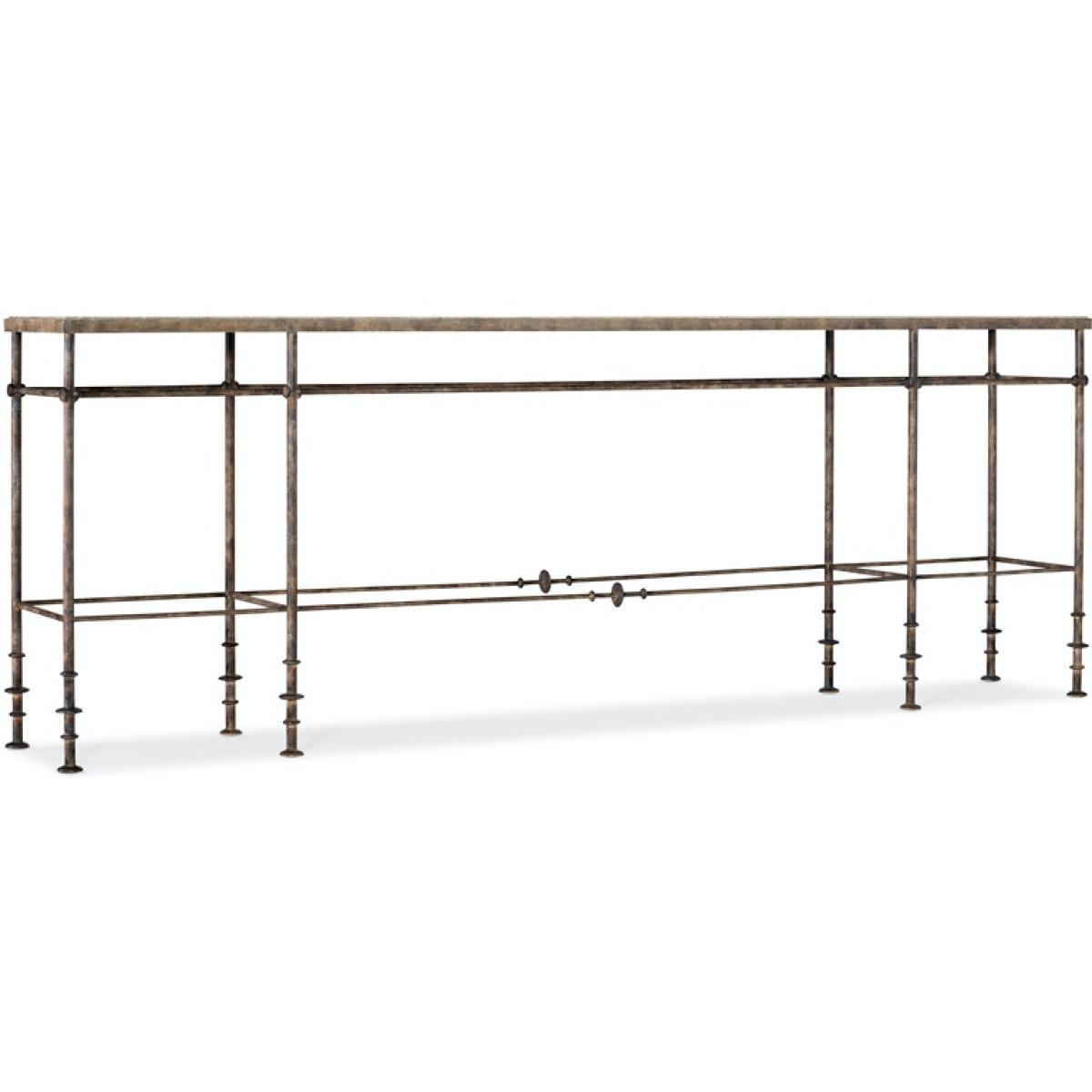 La Grange St James Metal and Stone Console Console Tables Hooker Furniture 4
