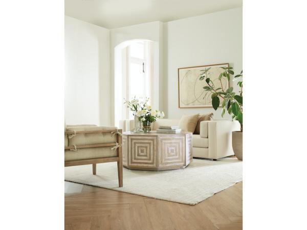 Commerce & Market Octagonal Cocktail Table Cocktail & Coffee Tables Hooker Furniture 14