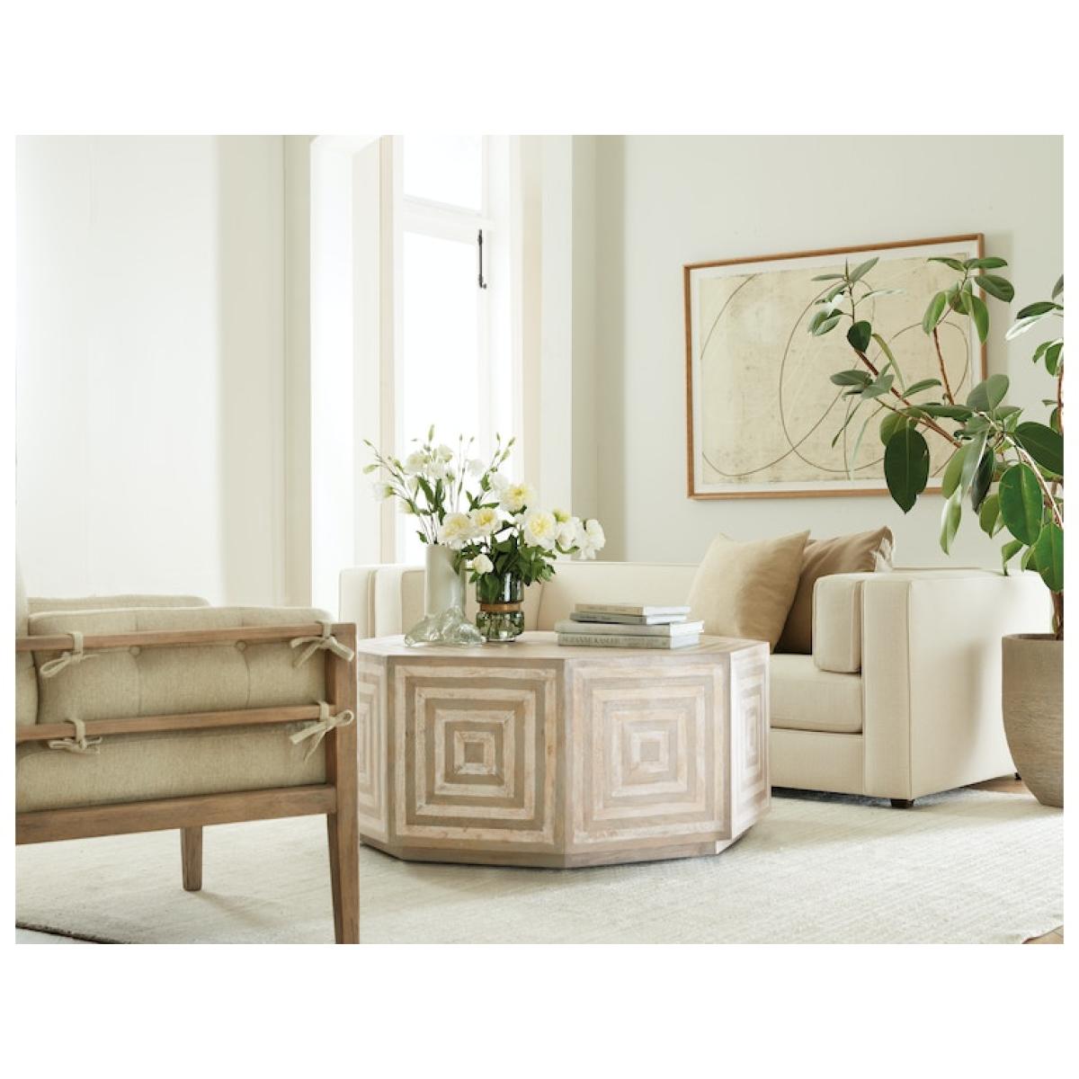 Commerce & Market Octagonal Cocktail Table Cocktail & Coffee Tables Hooker Furniture 7