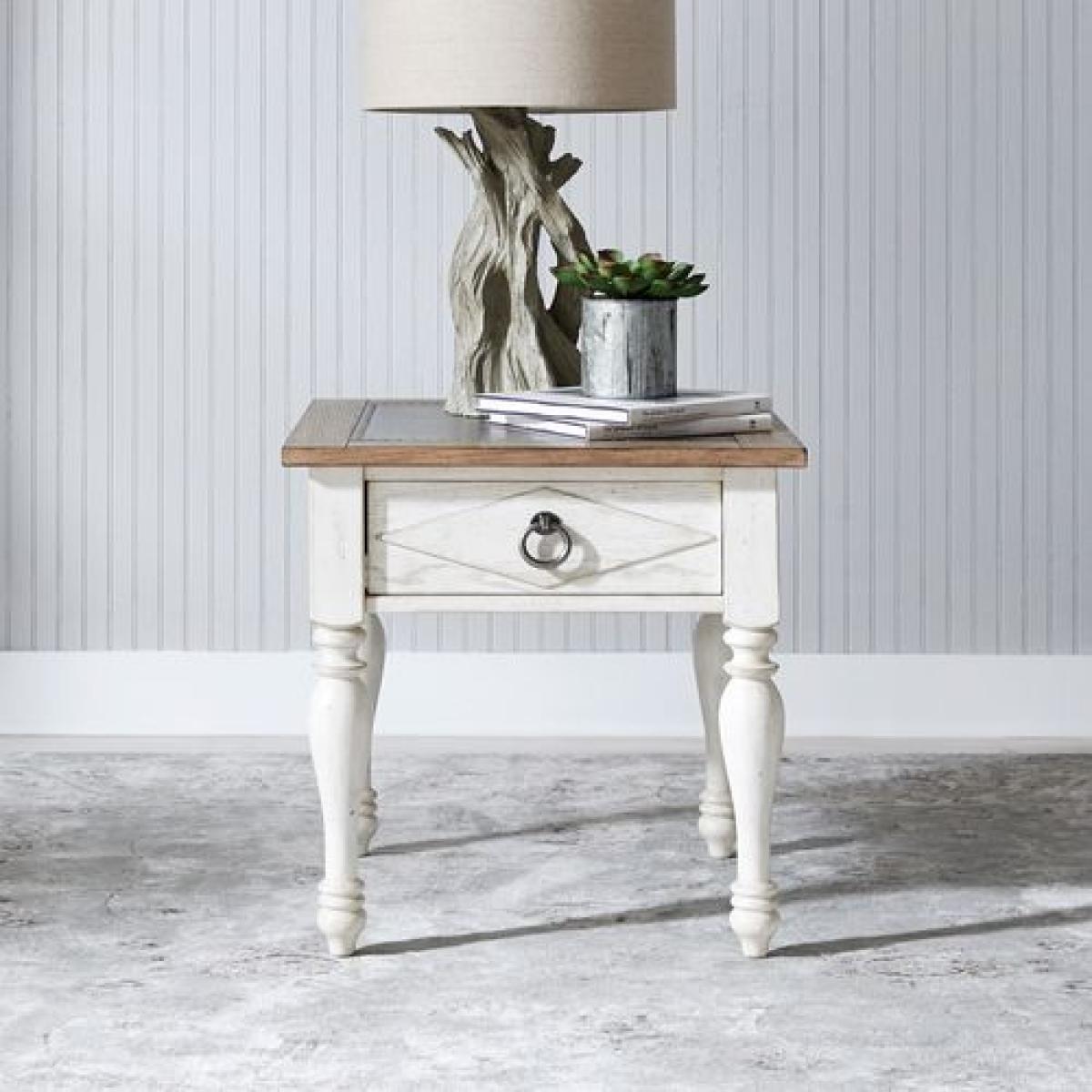 Willow Cottage 1 Drawer End Table End tables Liberty Furniture 5