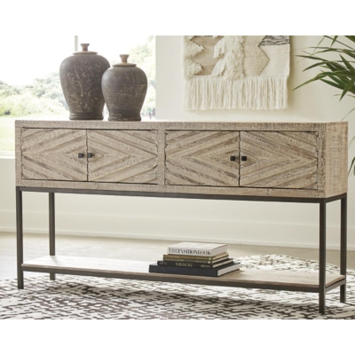 Roanley Sofa/Console Table Outlet Entertainment 6