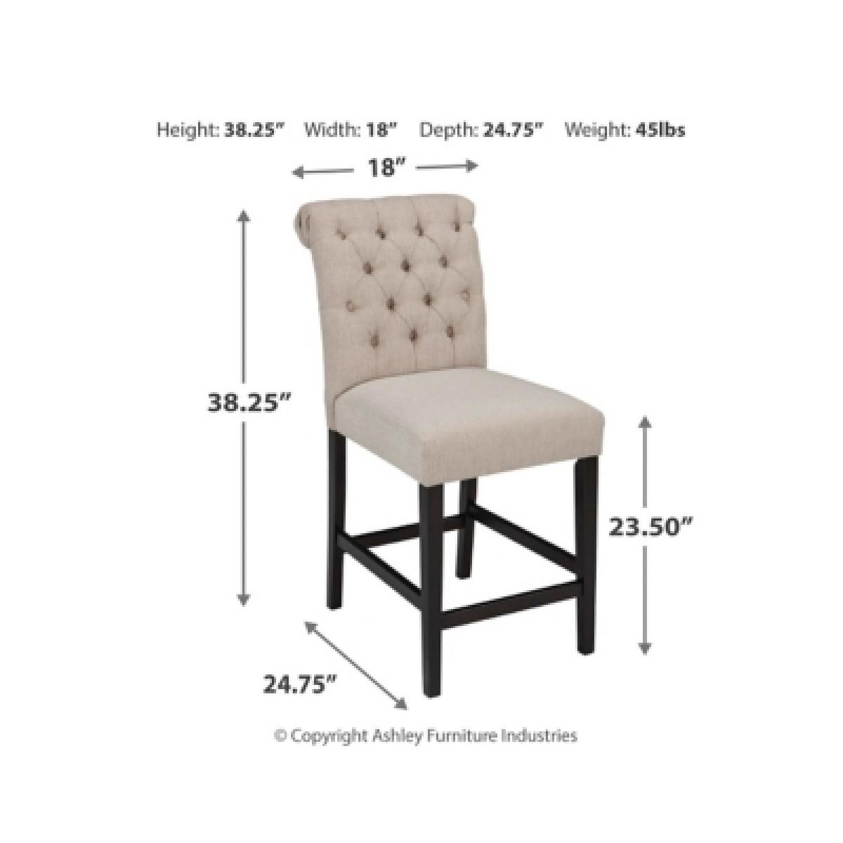 Tripton Counter Height Bar Stool Outlet Dining Room 8