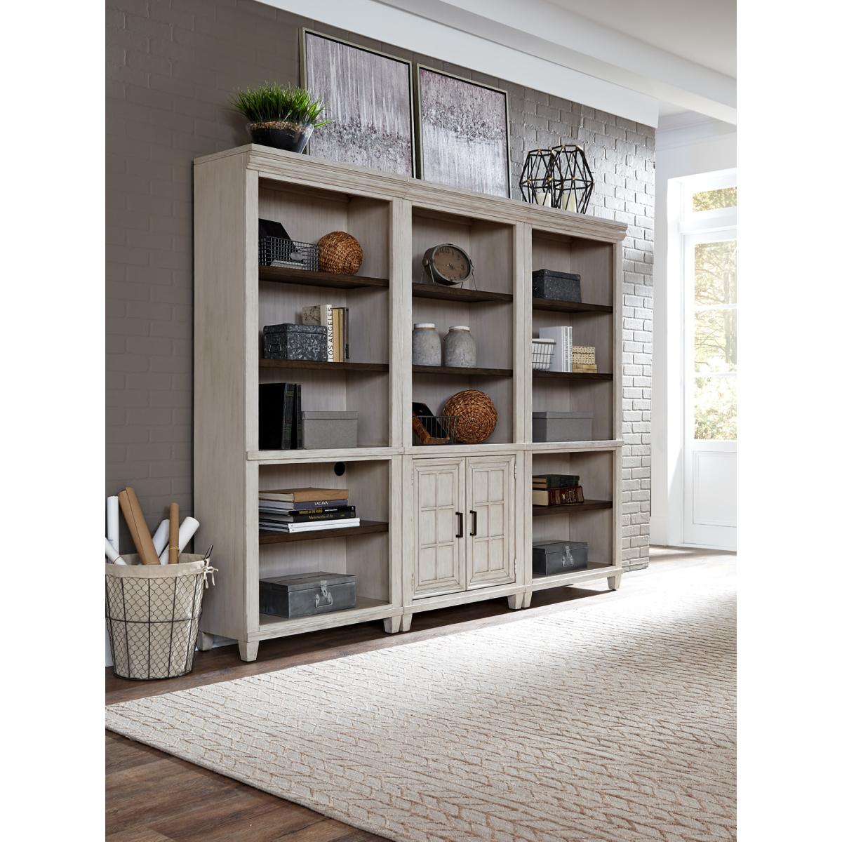 Caraway Collection Door Bookcase Bookcases Aspen Home 8