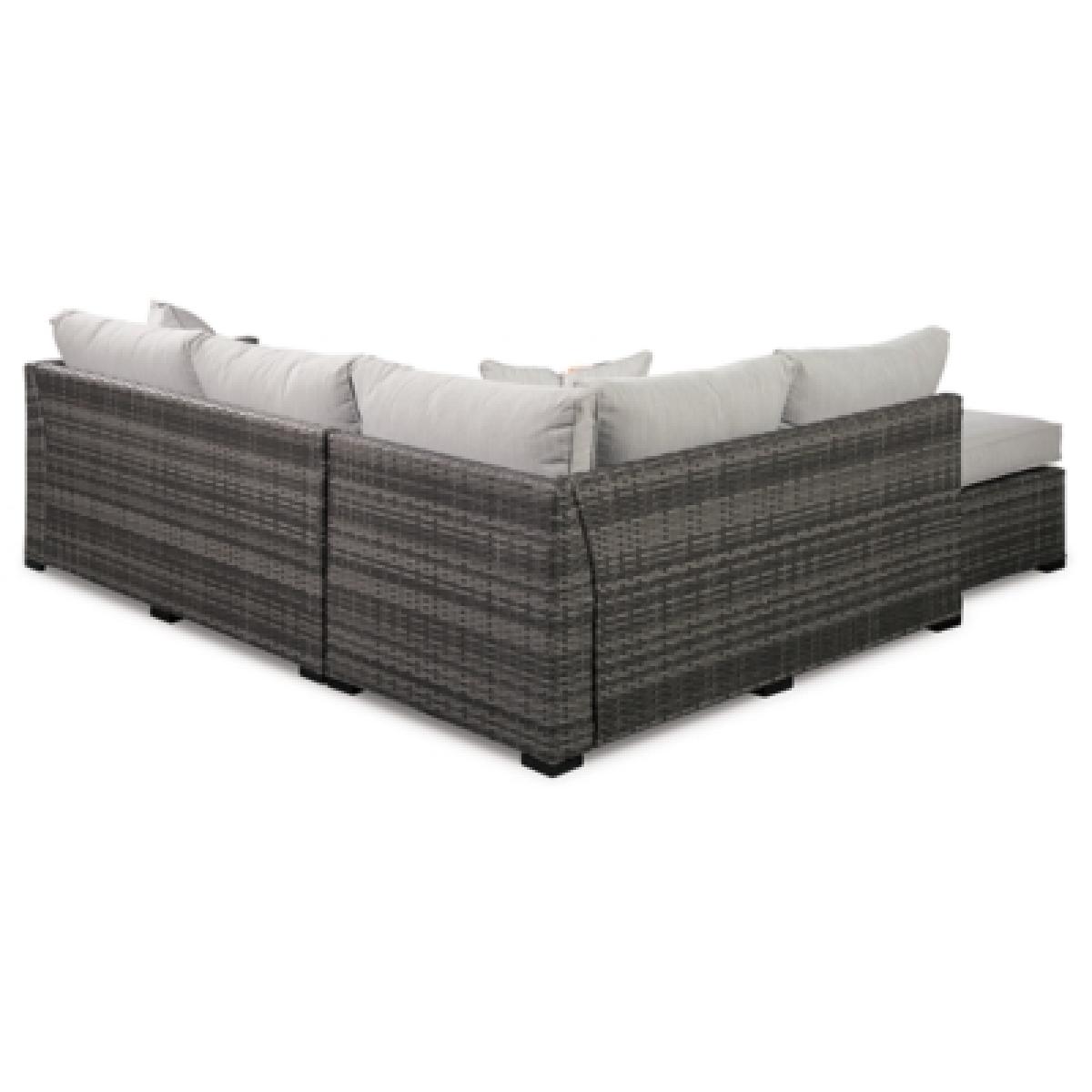 Cherry Point 4-piece Outdoor Sectional Set Outlet Outdoor 9