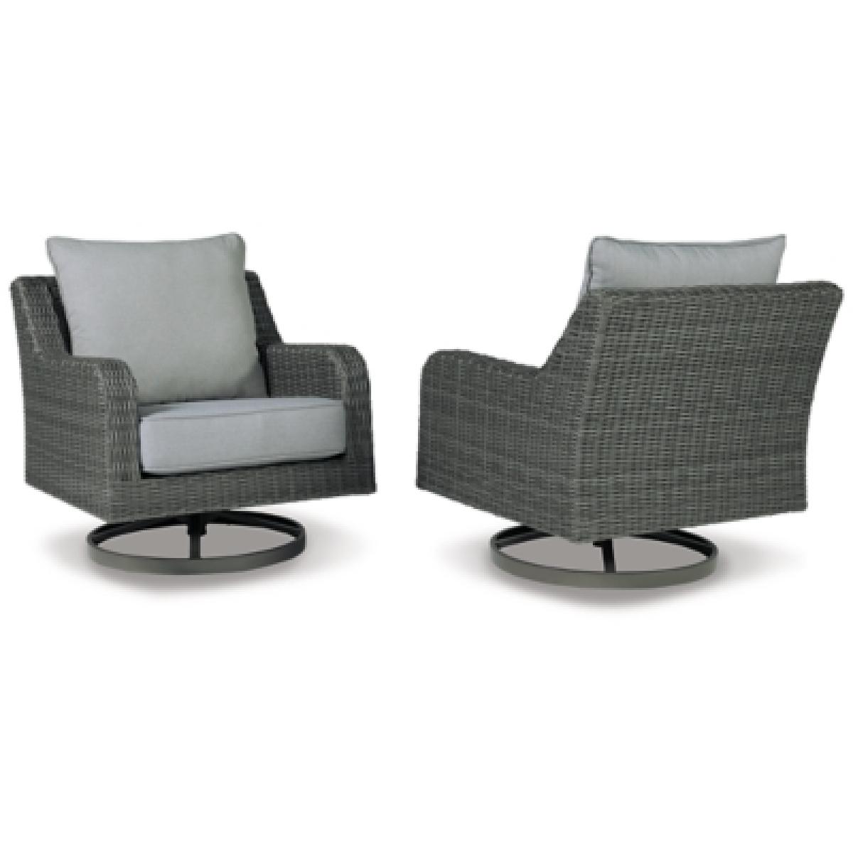 Elite Park Outdoor Swivel Lounge with Cushion Outlet Outdoor 7