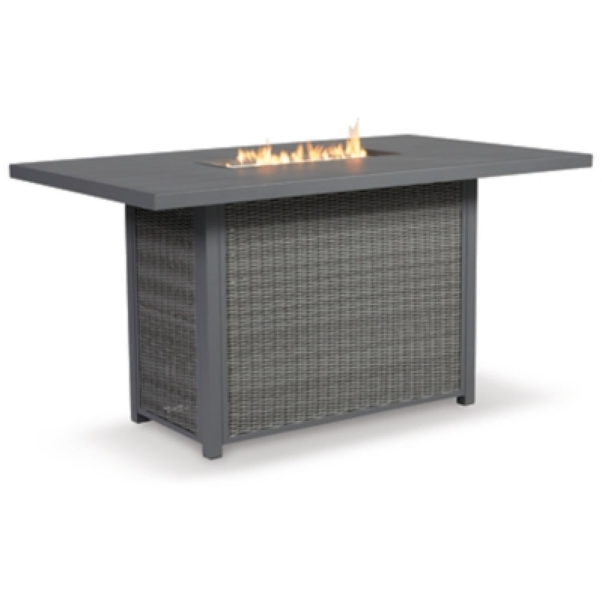 Palazzo Outdoor Bar Table with Fire Pit Outlet Outdoor 7