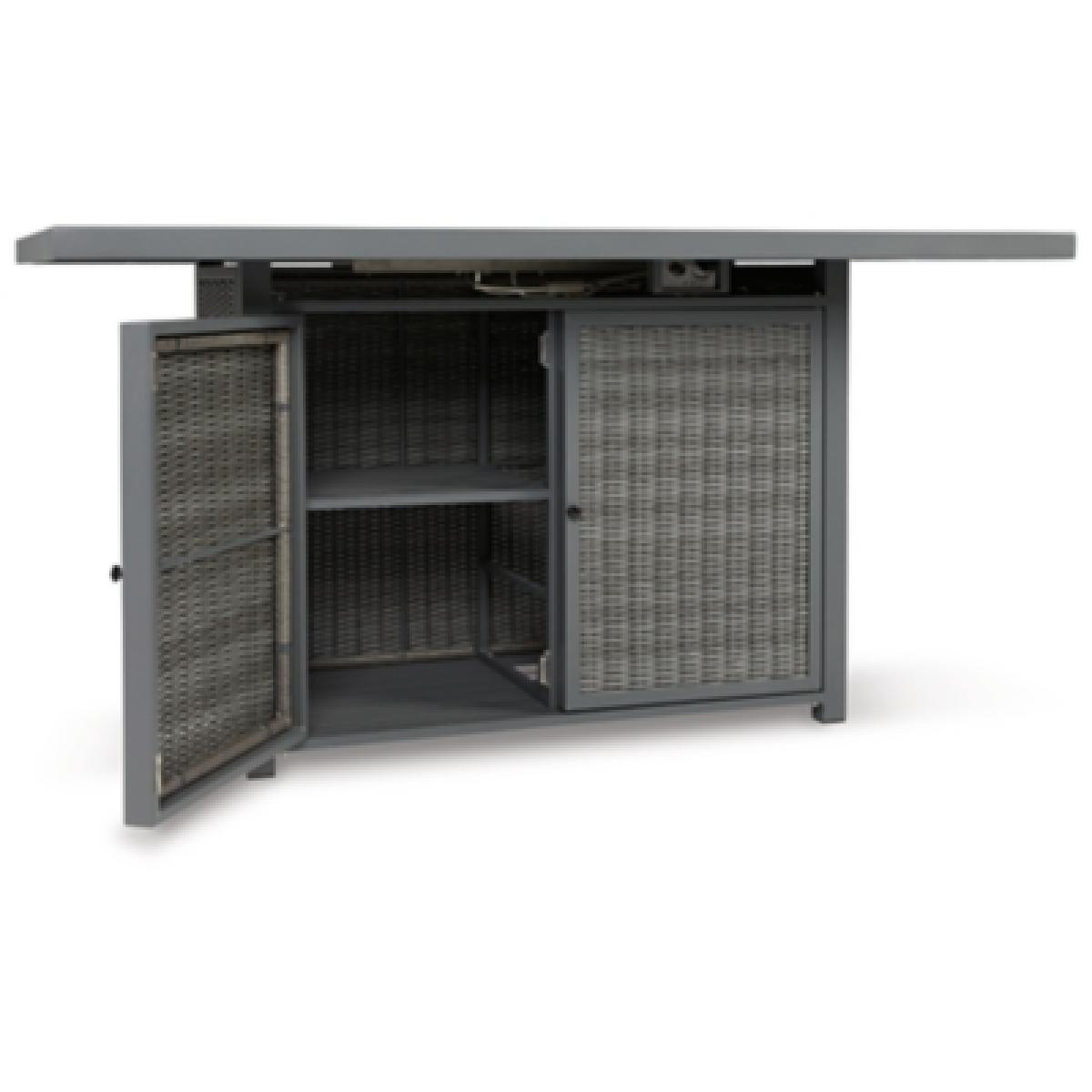 Palazzo Outdoor Bar Table with Fire Pit Outlet Outdoor 11