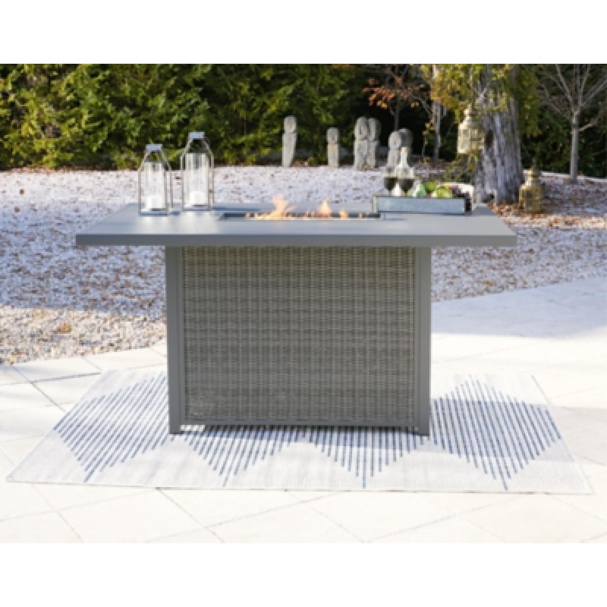 Palazzo Outdoor Bar Table with Fire Pit Outlet Outdoor 6