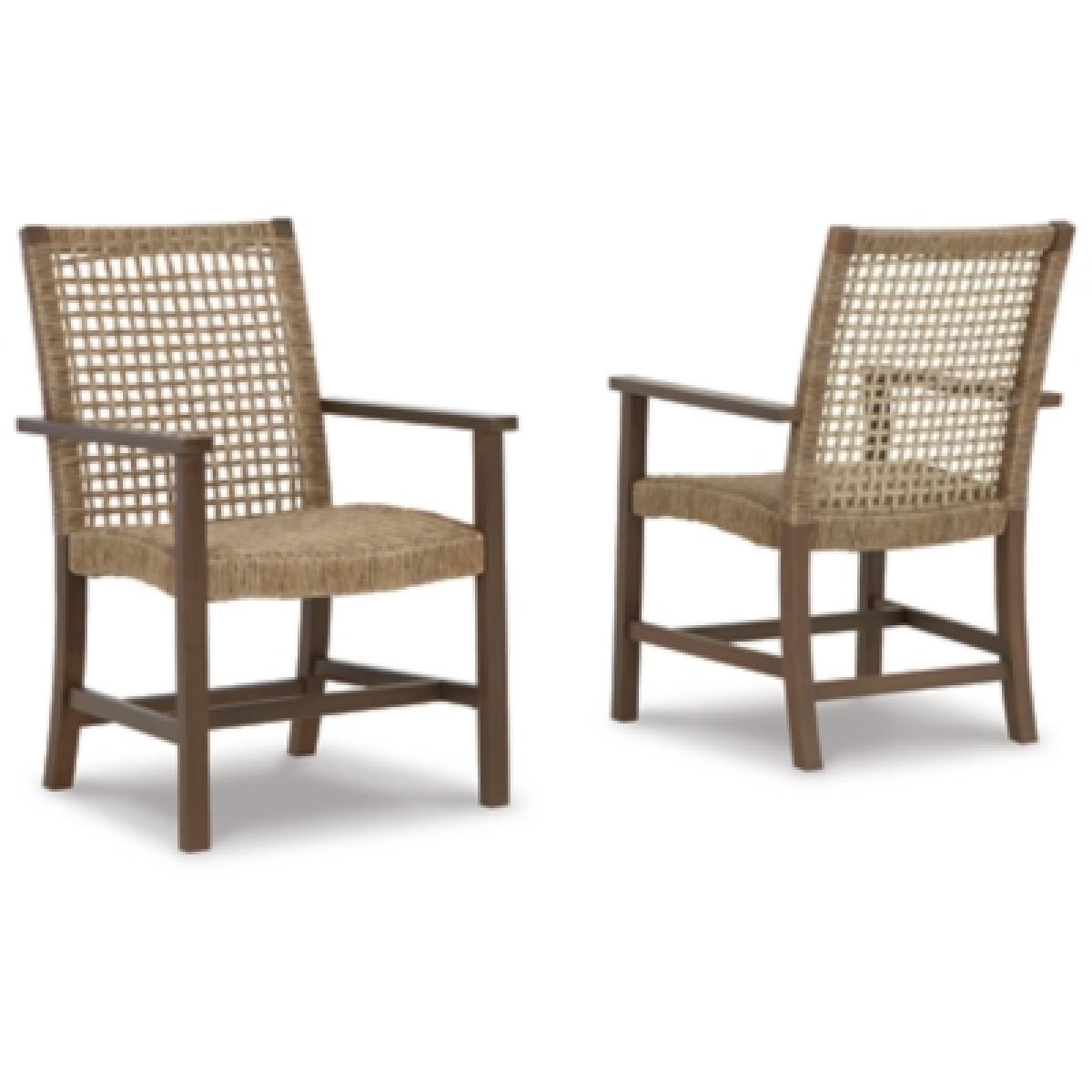 Germalia Outdoor Dining Arm Chair (Set of 2) Outlet Outdoor 7