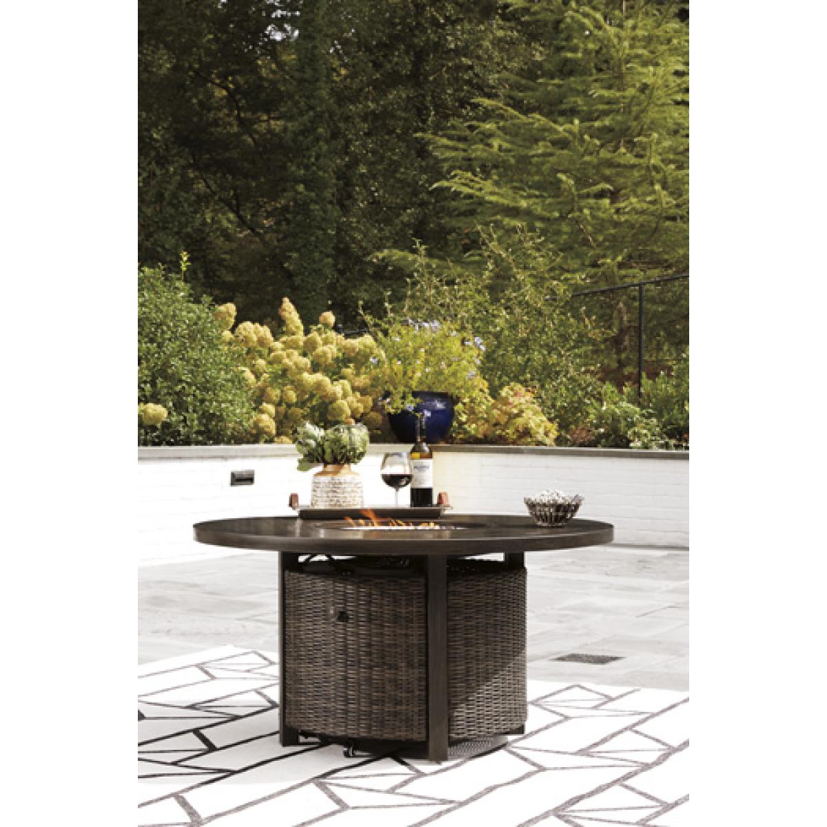 Paradise Trail Fire Pit Table Outlet Outdoor 4