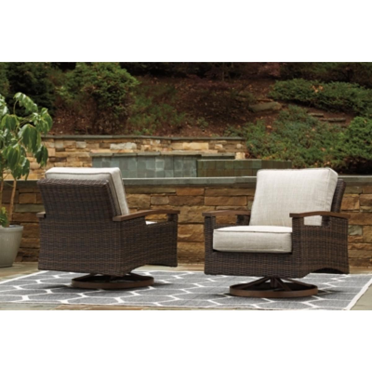 Paradise Trail Swivel Lounge Chair (Set of 2) Outlet Outdoor 9