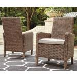 Beachcroft Arm Chair with Cushion (Set of 2) Outlet Outdoor 15