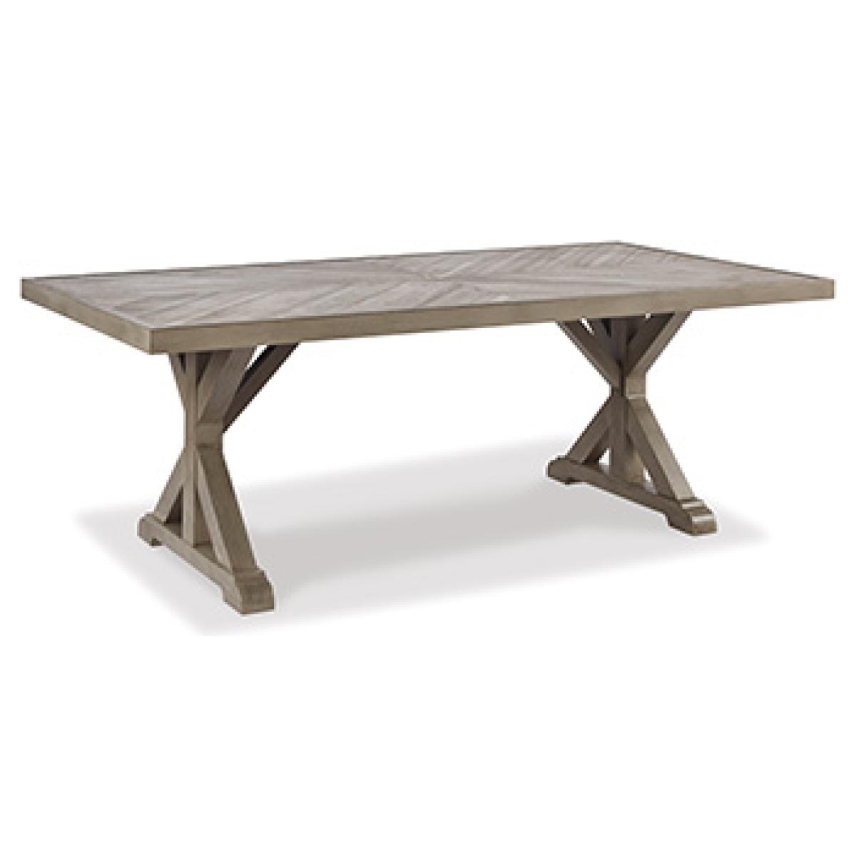 Beachcroft Dining Table with Umbrella Option Outlet Outdoor 4