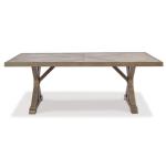 Beachcroft Dining Table with Umbrella Option Outlet Outdoor 16